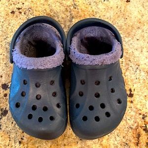 Crocs Sandals Navy Blue Unisex size 8/9 Little Kids